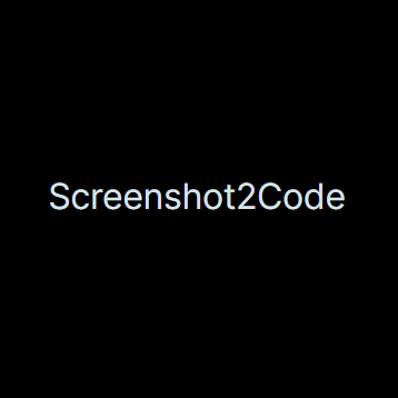 Screenshot2Code