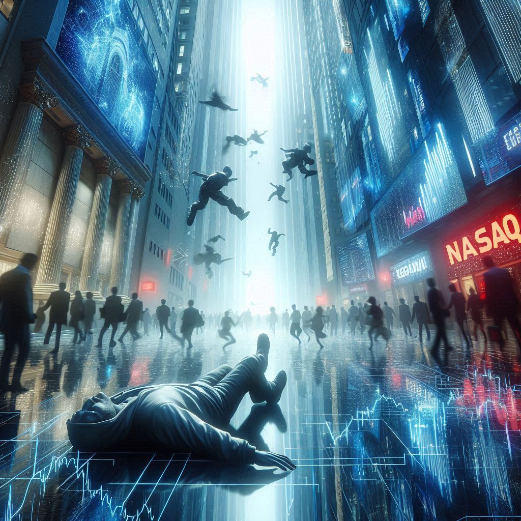 Nasdaq Plunges 2.2% Amid Big Tech Valuation Concerns and Economic Cooling