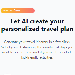 Travel Plan AI
