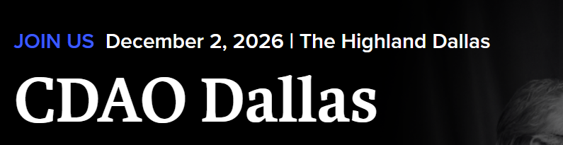CDAO Dallas 2026