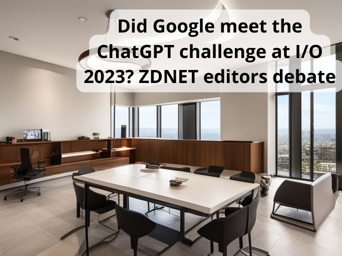 Did Google meet the ChatGPT challenge at I/O 2023? ZDNET editors debate