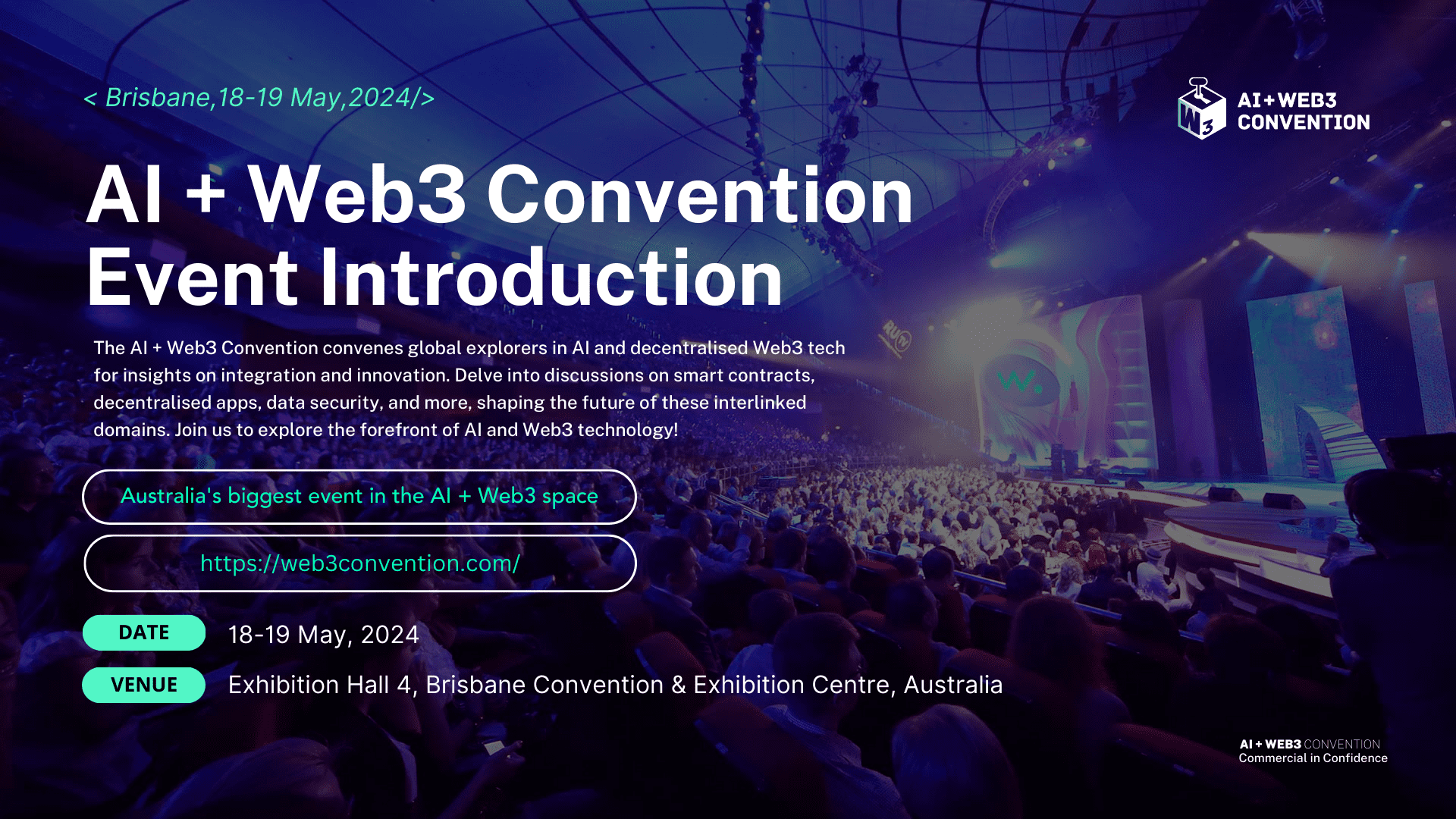 Australia's biggest event in the AI + Web3 space!
