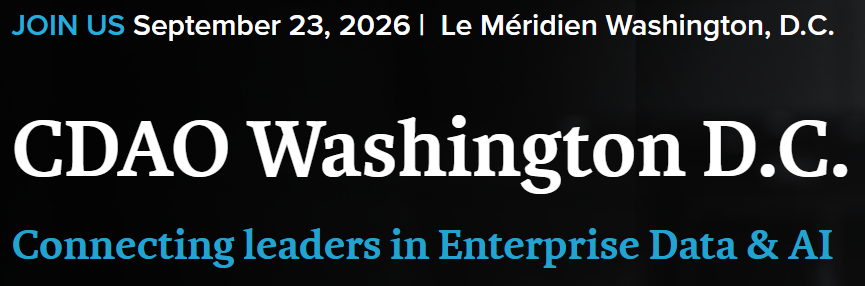 CDAO Washington D.C. | Enterprise Data & AI 2026