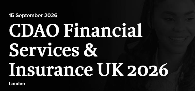CDAO Financial Services & Insurance UK 2026