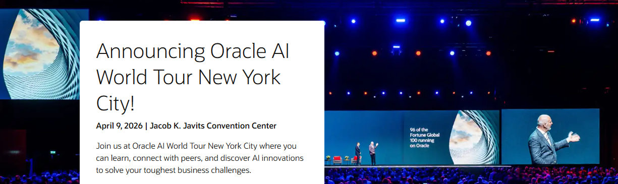 Oracle AI World Tour New York City