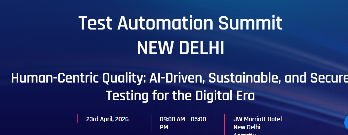 Test Automation Summit New Delhi
