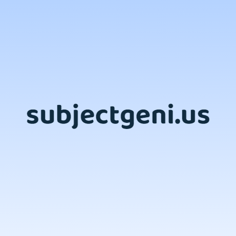 Subjectgenius