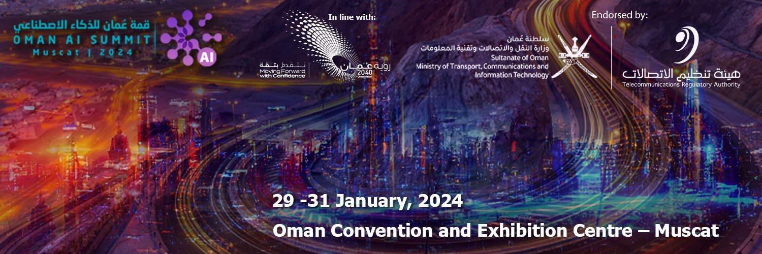 Discover the latest applications, best practices, and trends evolving in the space of Artificial Intelligence at the Oman AI Summit, 2024