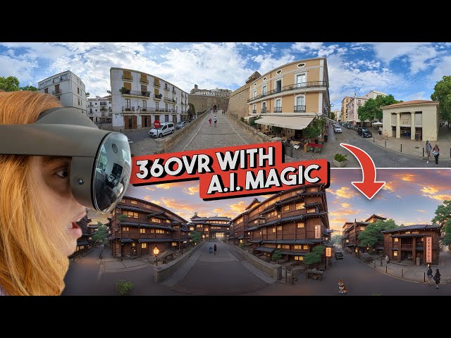 360° with AI Masterclass for EVERYONE: Stable Diffusion, ControlNet, Depth Map, LORA and VR!