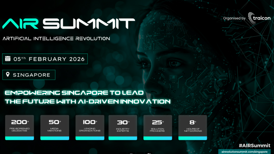 Last Opportunity to Participate: AI Revolution Summit Singapore 2026 Set to Take Place on 05 February at Park Royal Collection Marina Bay