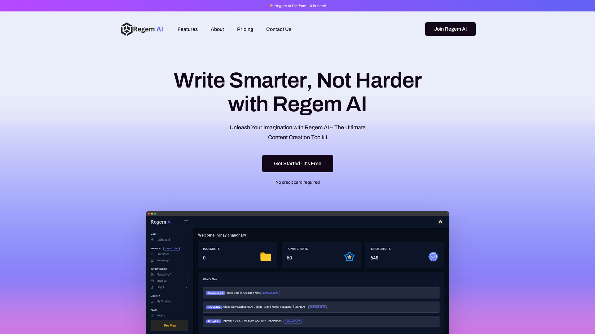 Regem AI Platform