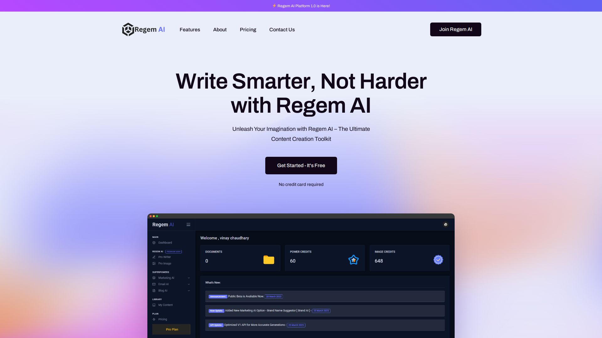 Regem AI Platform