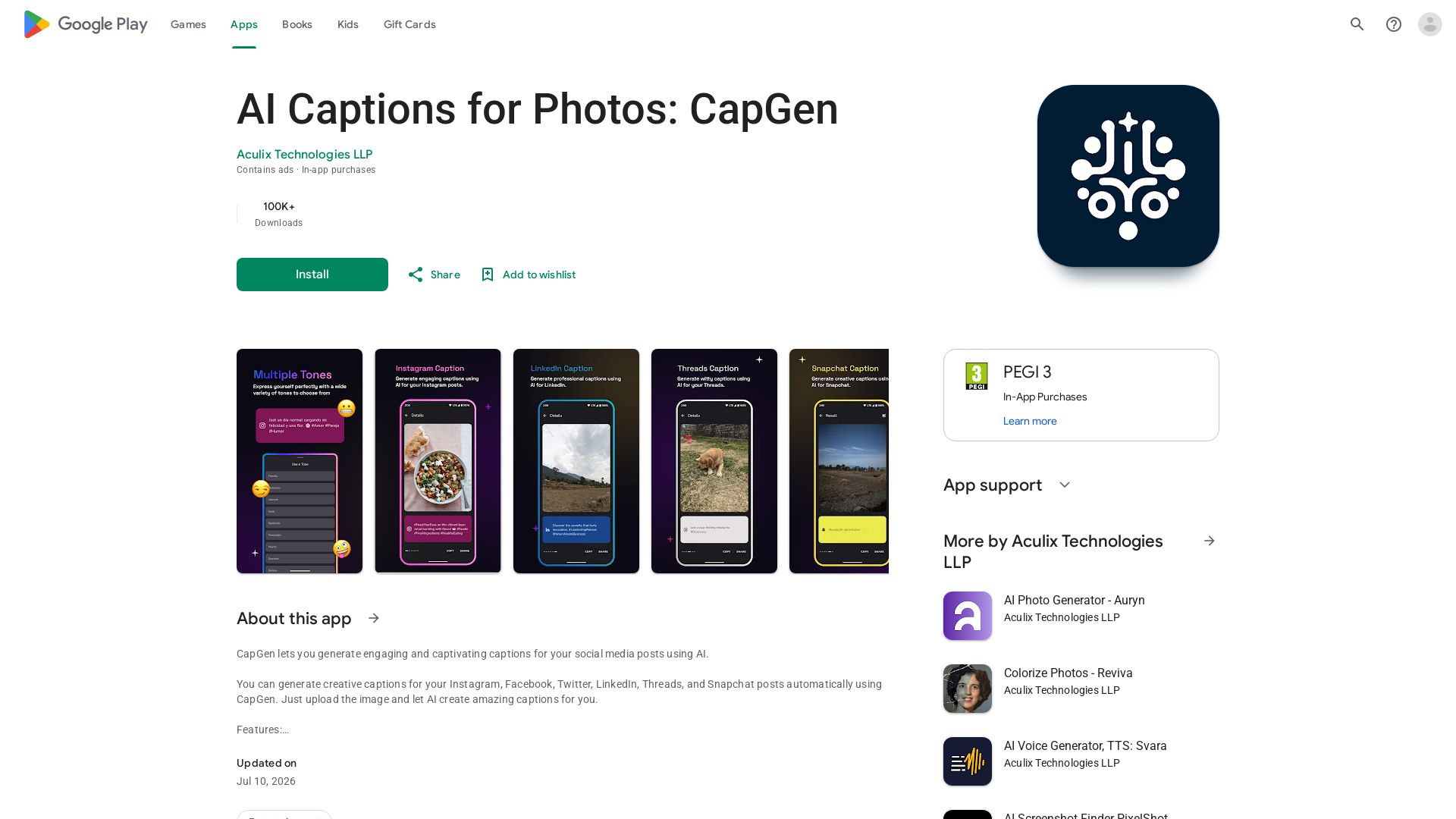 CapGen