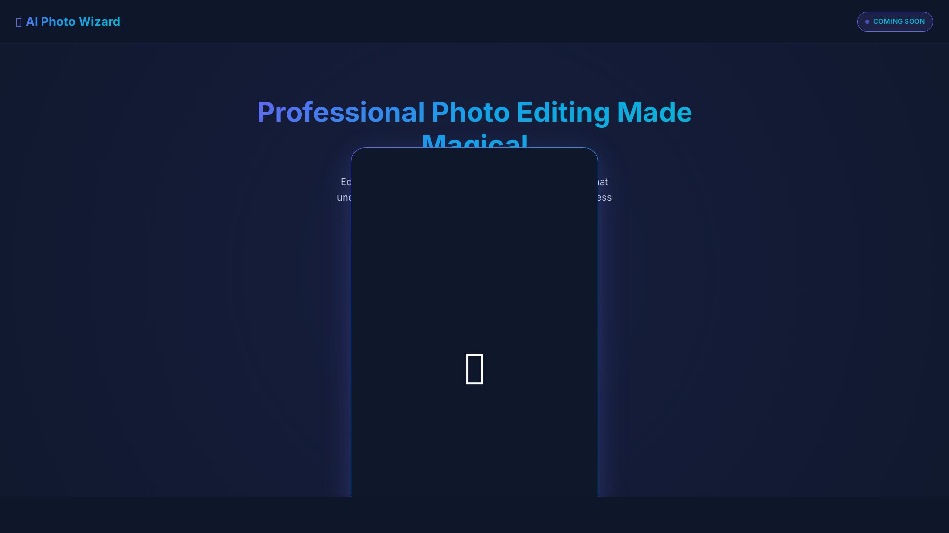 AI Photo Wizard