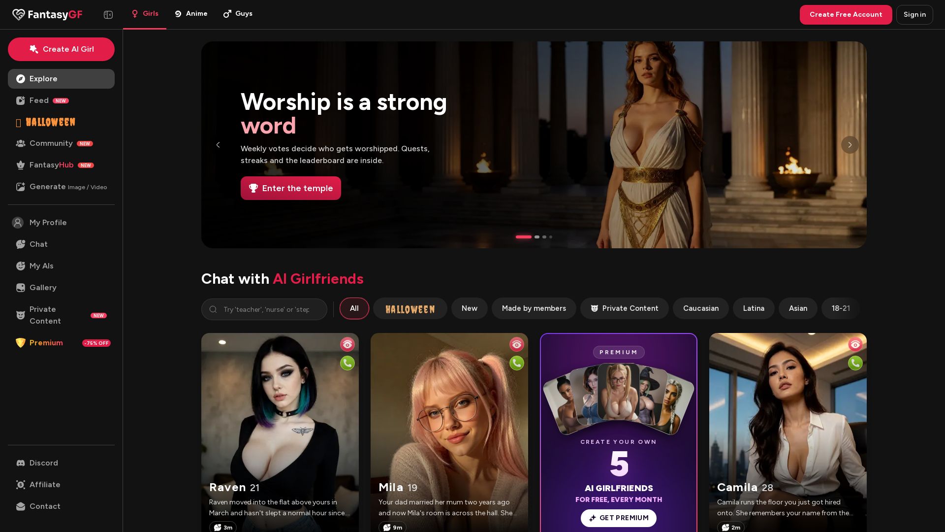 AI Generated Girlfriends