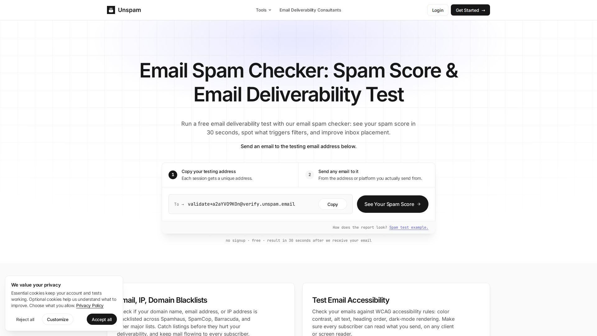 unspam.email