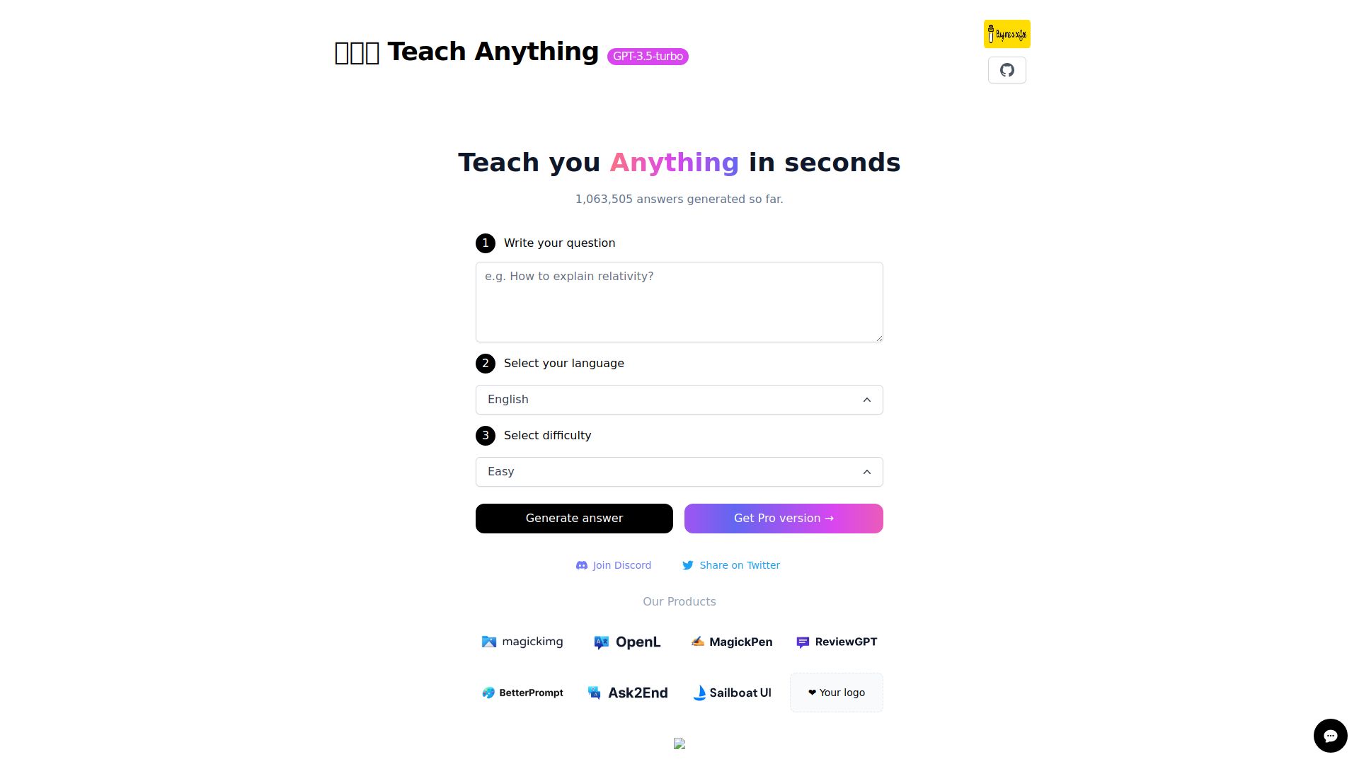 Teach Anything