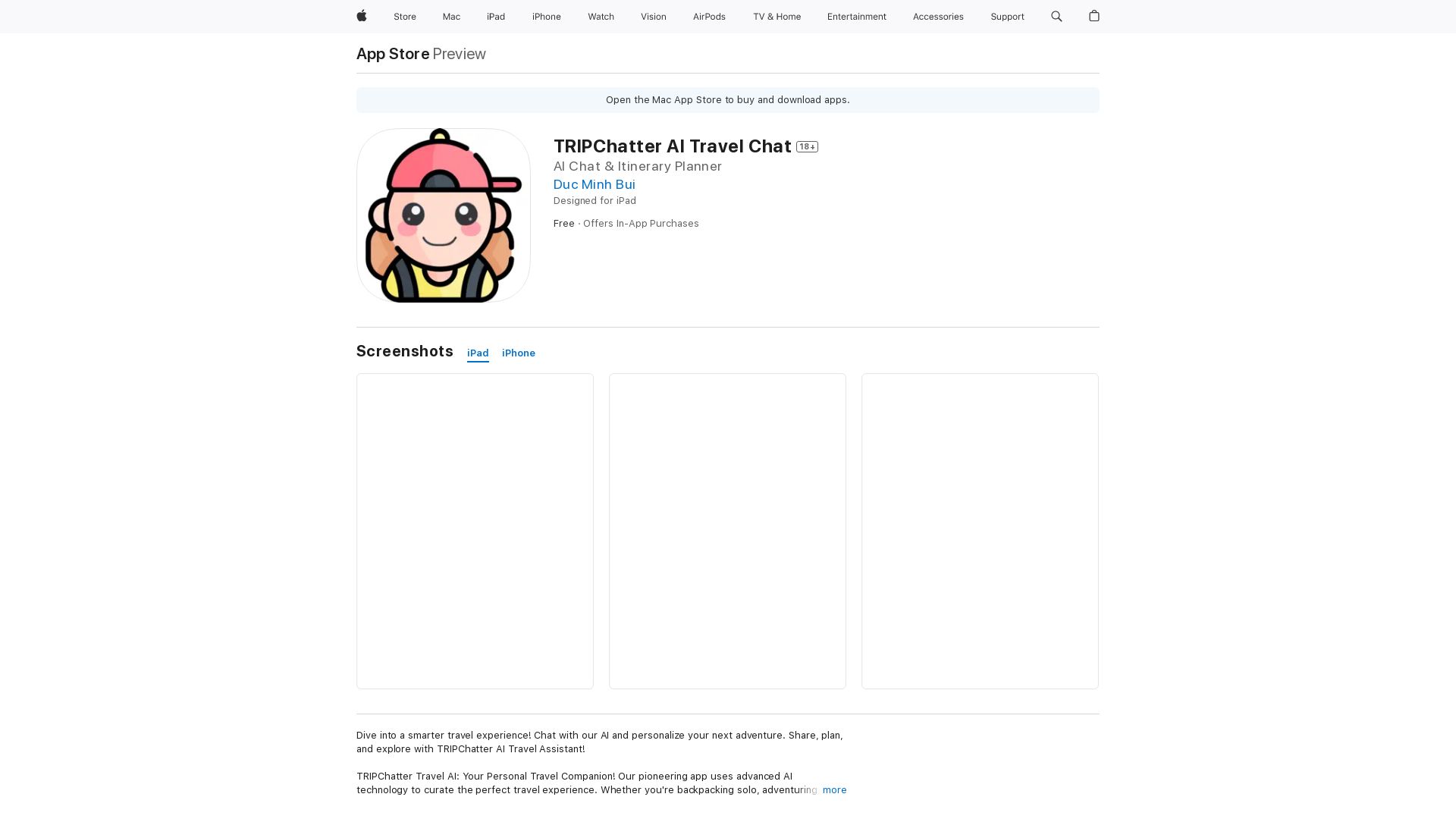 AI Chat Travel Assistant