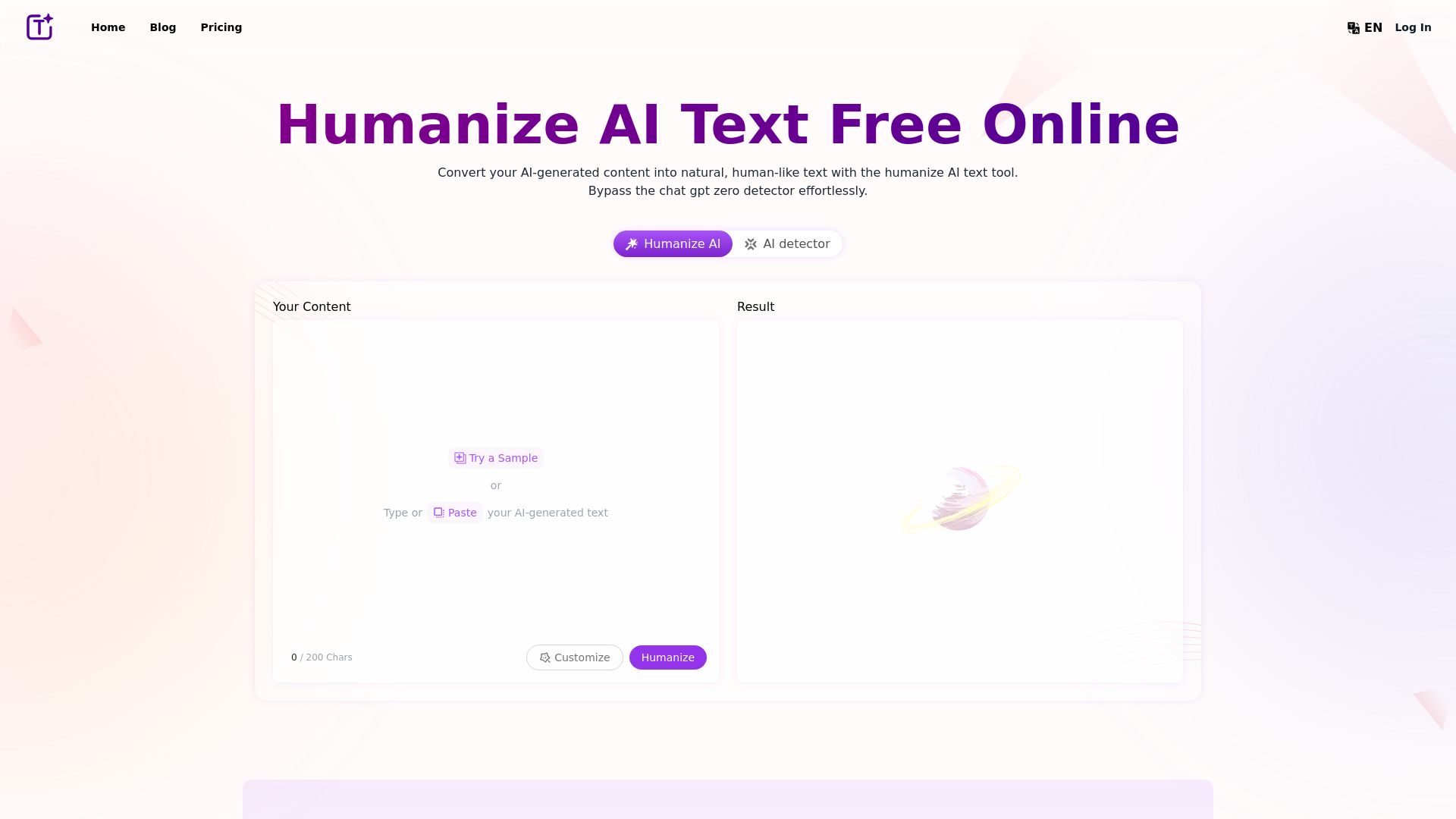 Humanize AI Text Free Online