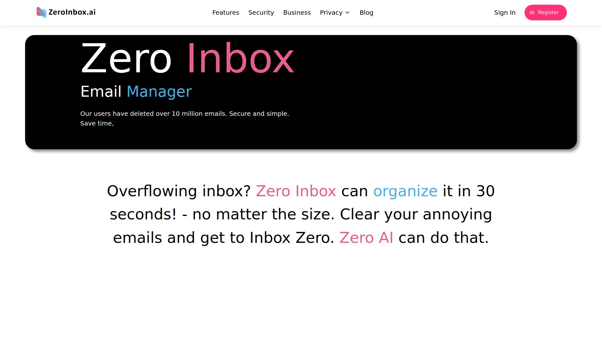 Zero Inbox / Email Assistant / Best tools - GoGetGPT.com