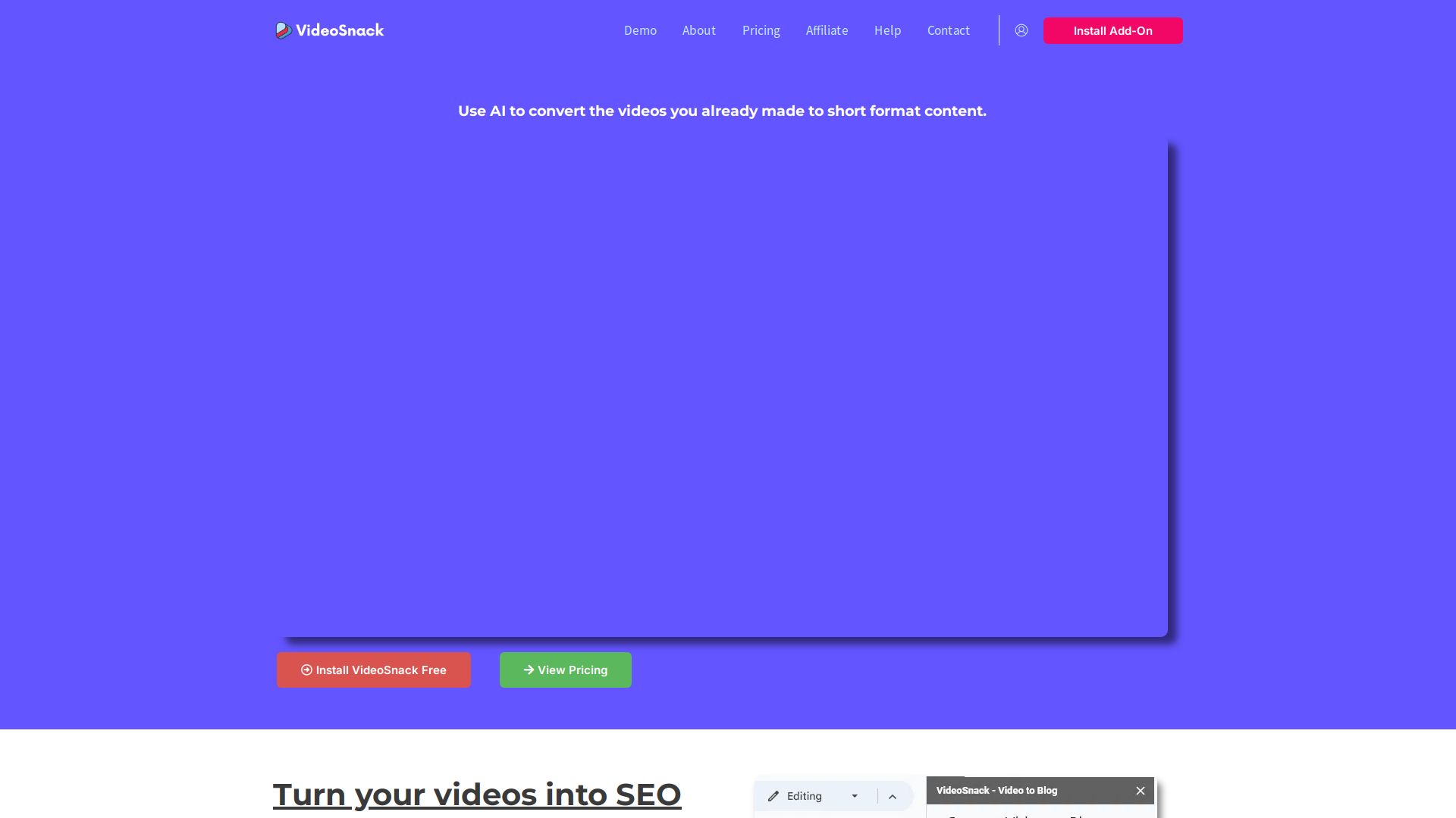 VideoSnack
