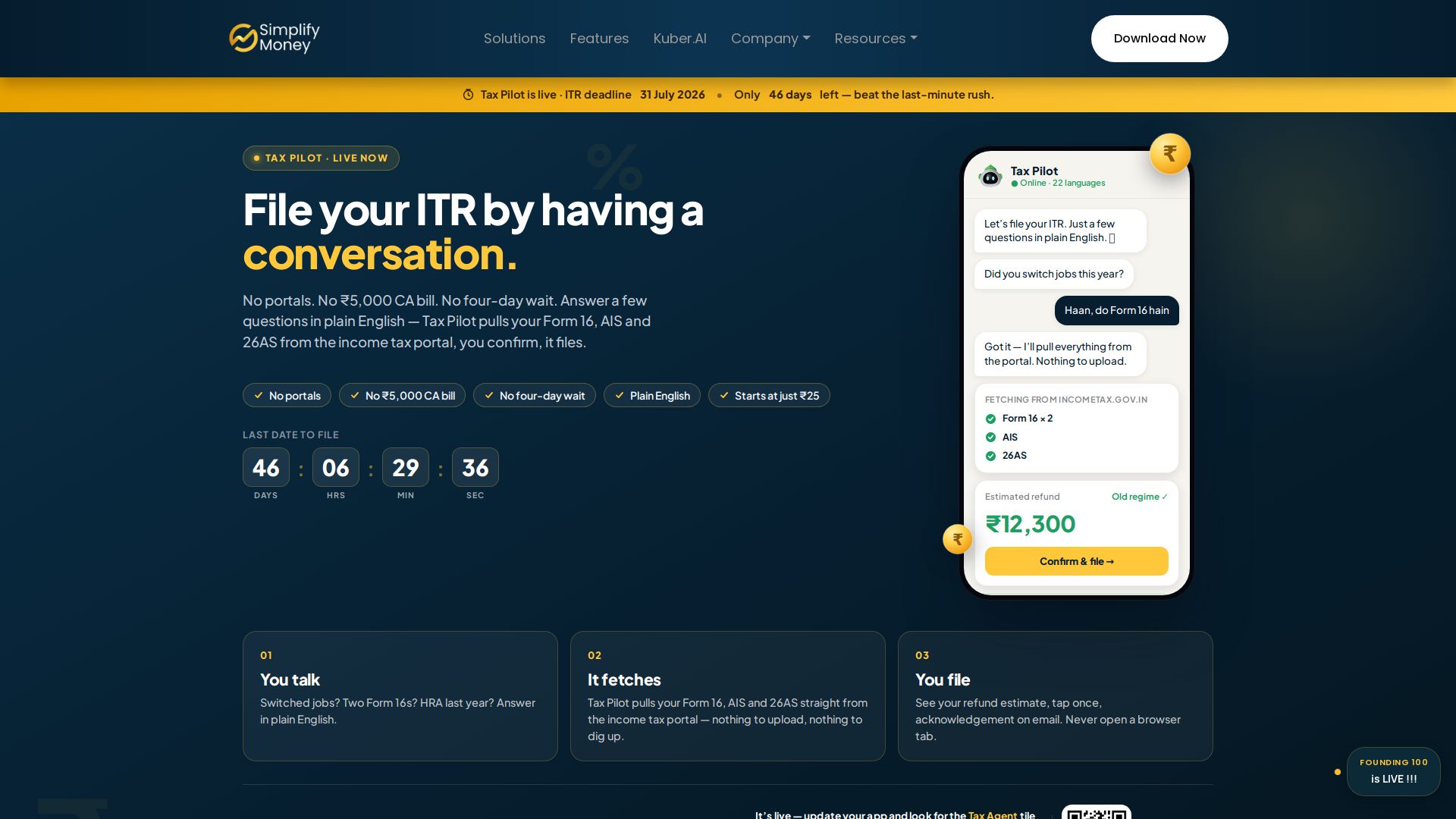 Simplify Money App