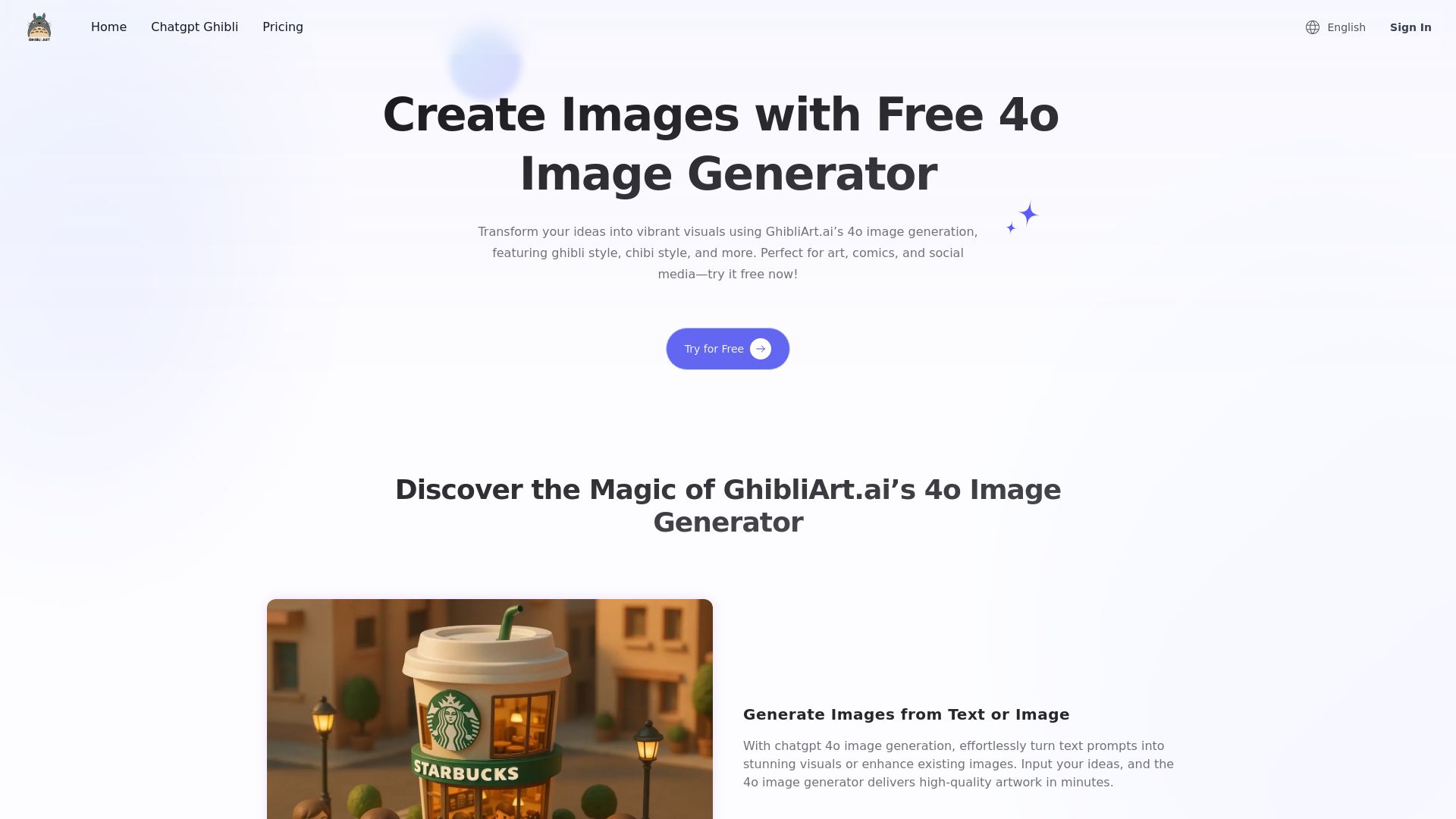 Ghibli Art AI: Free ChatGPT Ghibli AI Generator
