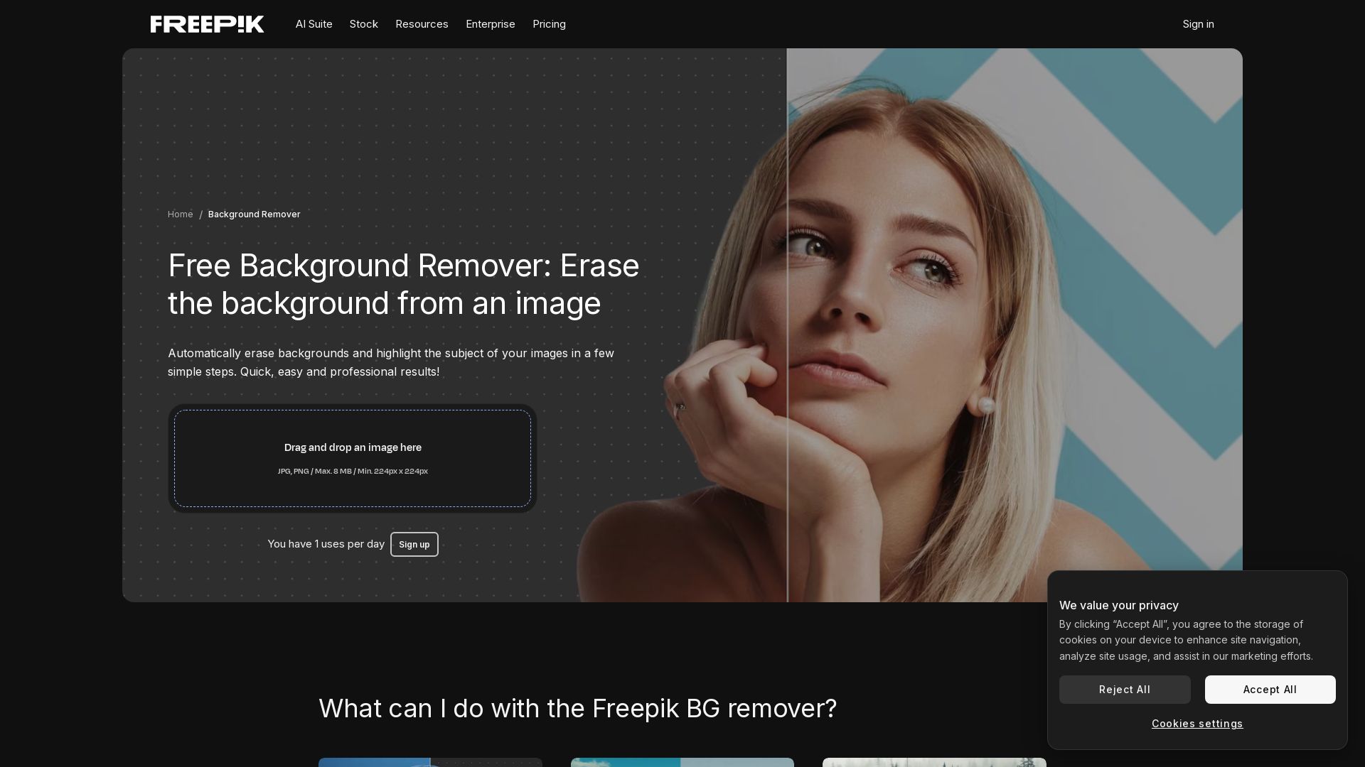 Freepik Background Remover