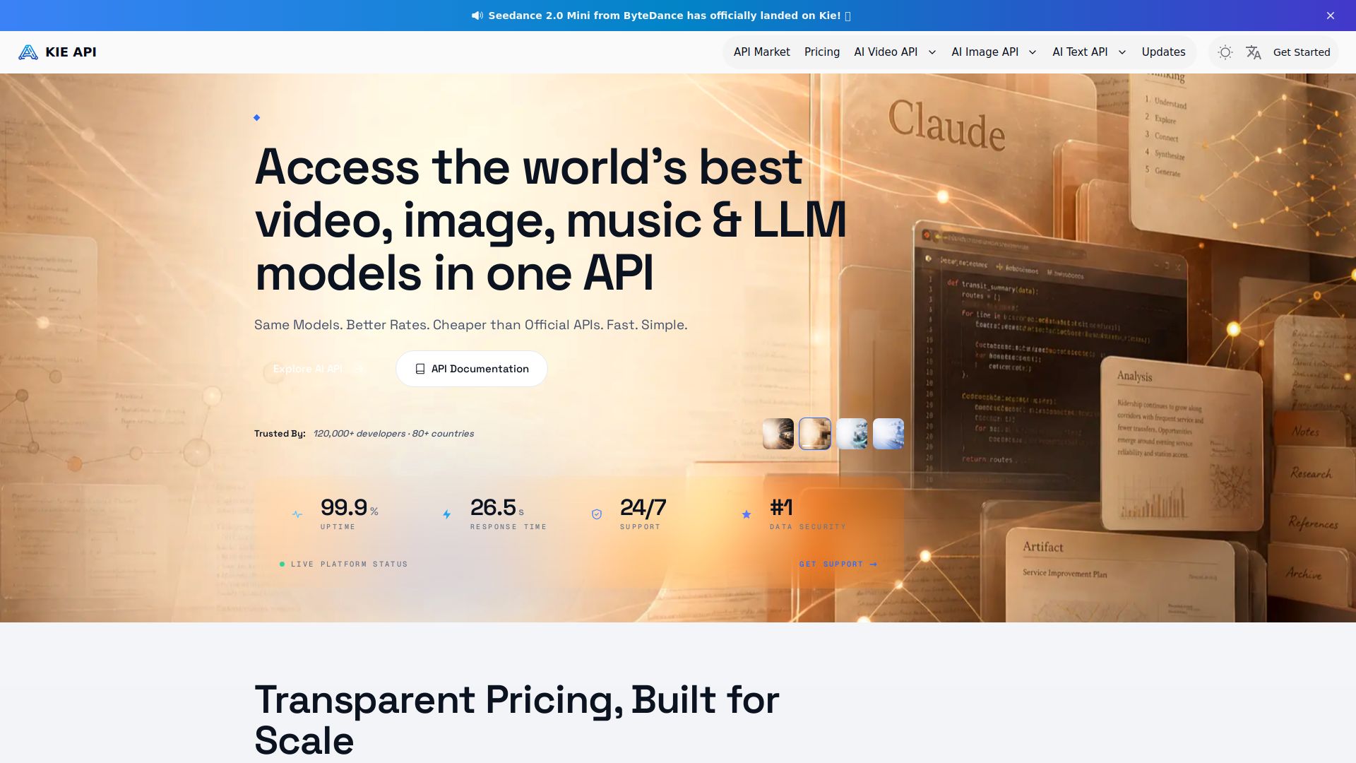 Kie.ai: Affordable & Secure DeepSeek R1 API