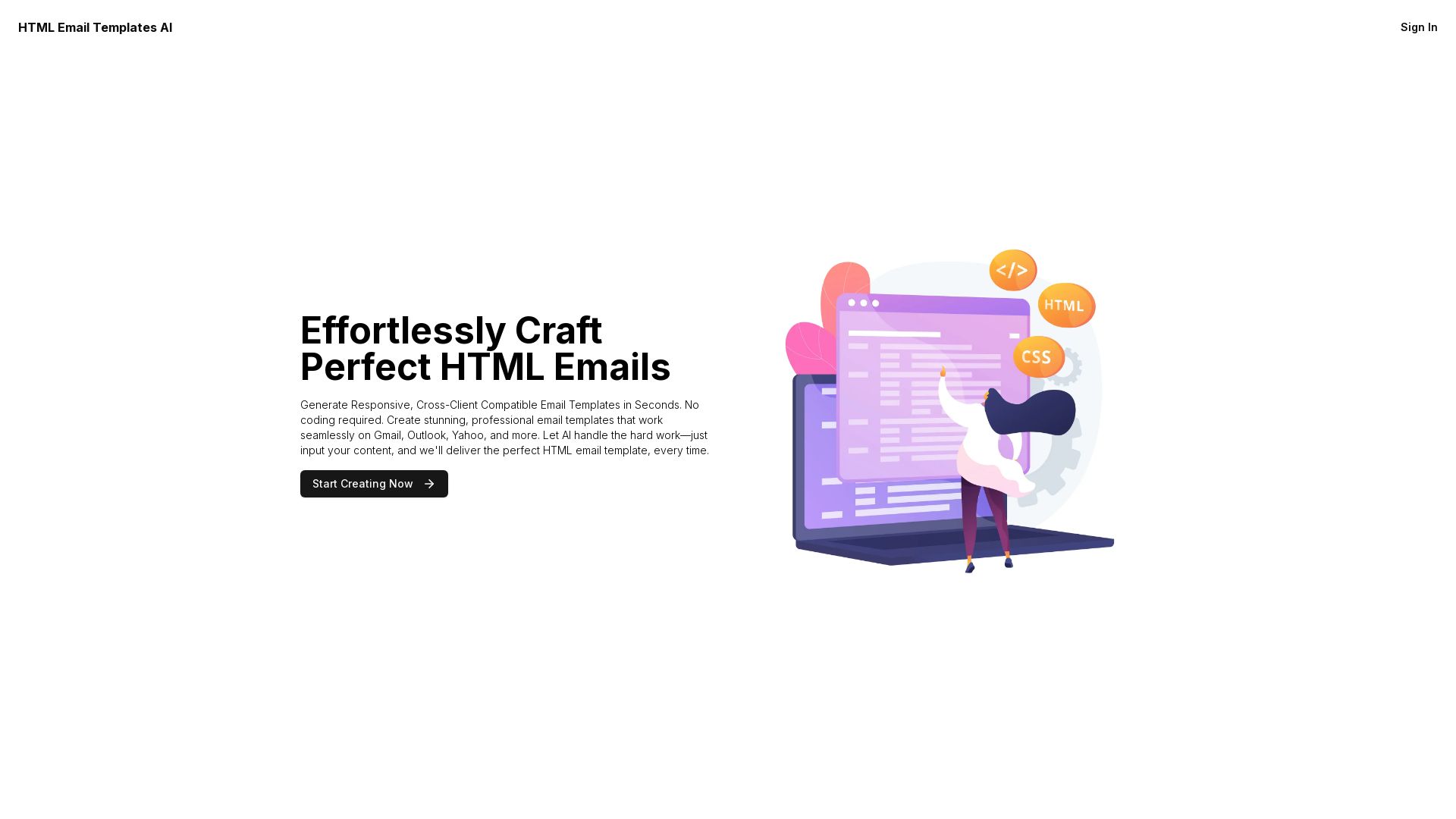 HTML Email Templates AI