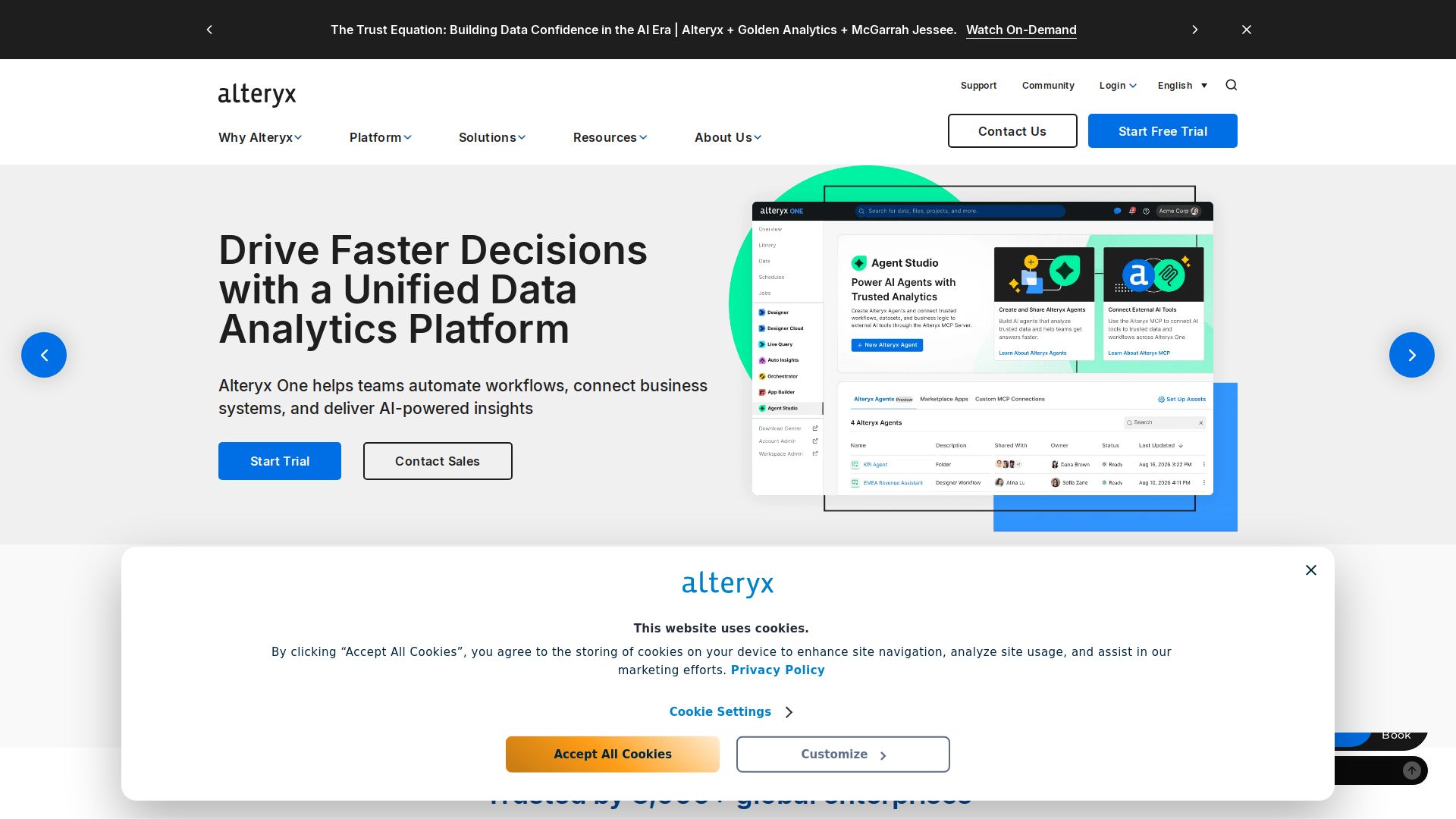 Alteryx Analytics Cloud Platform