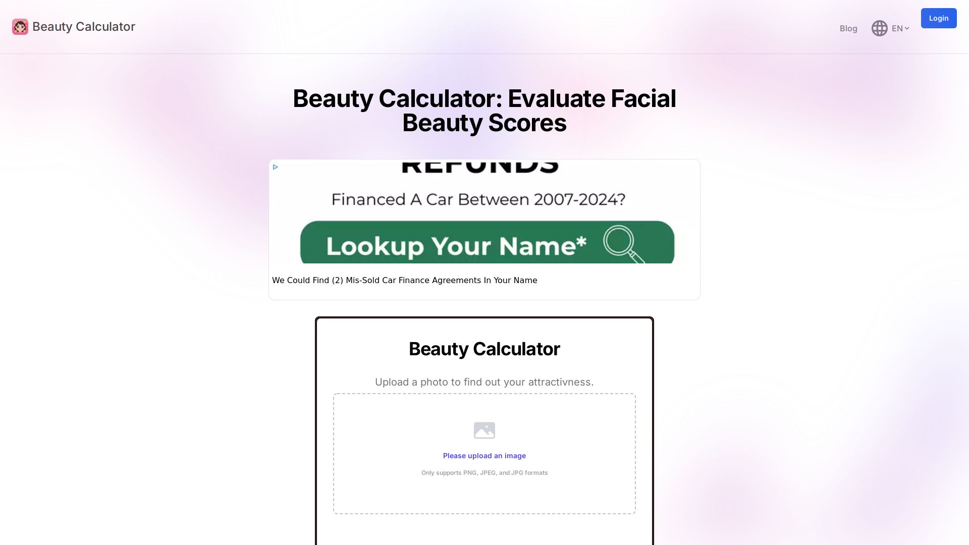 Beauty Calculator & Face Rater