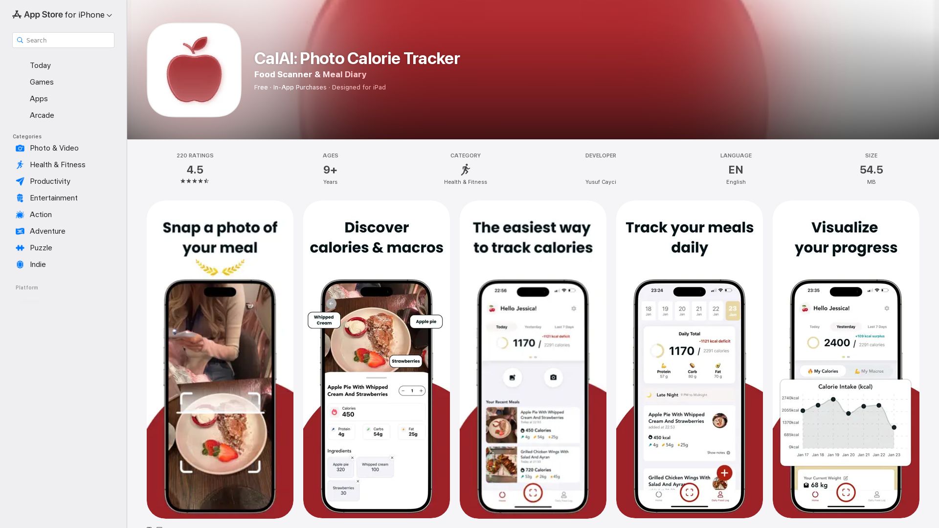 Calorie Scanner AI