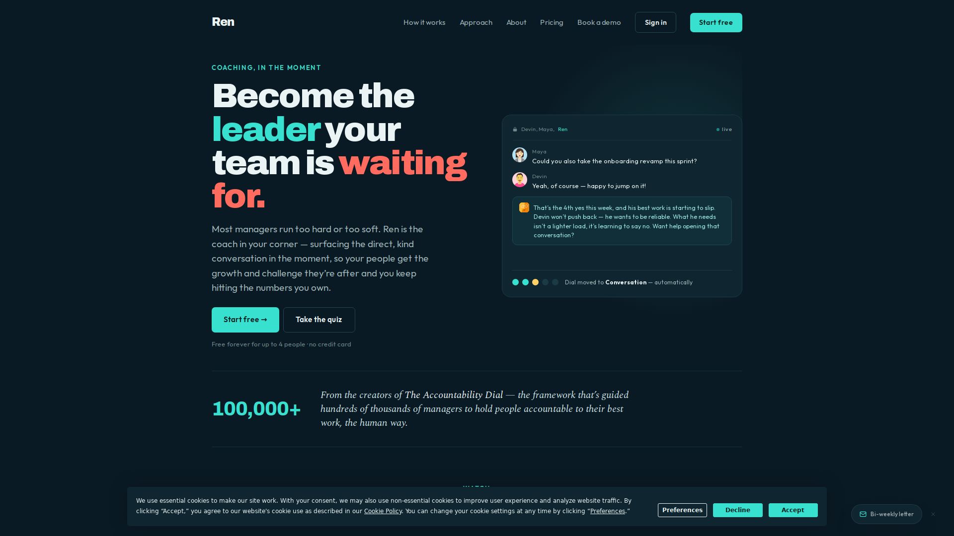 Ren | AI Leadership Coach