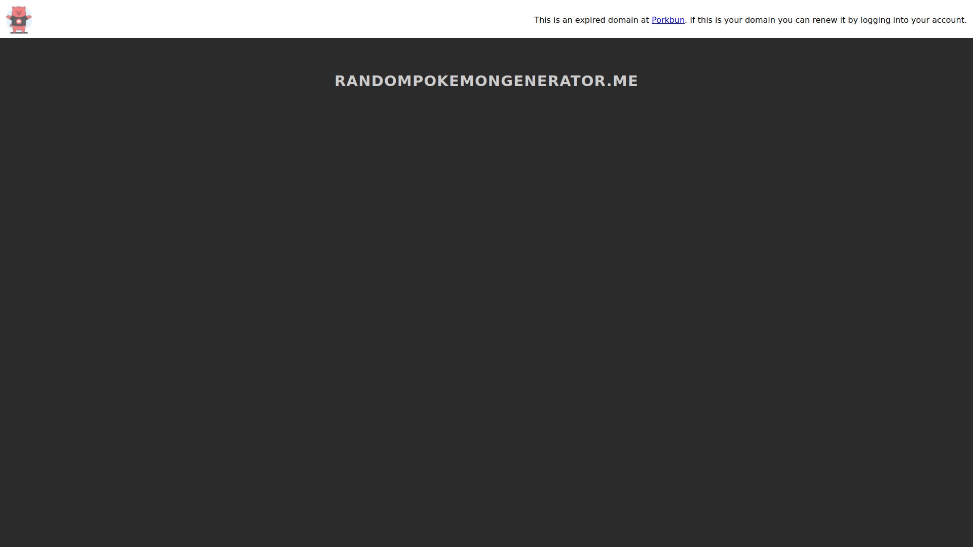 Random Pokemon Generator