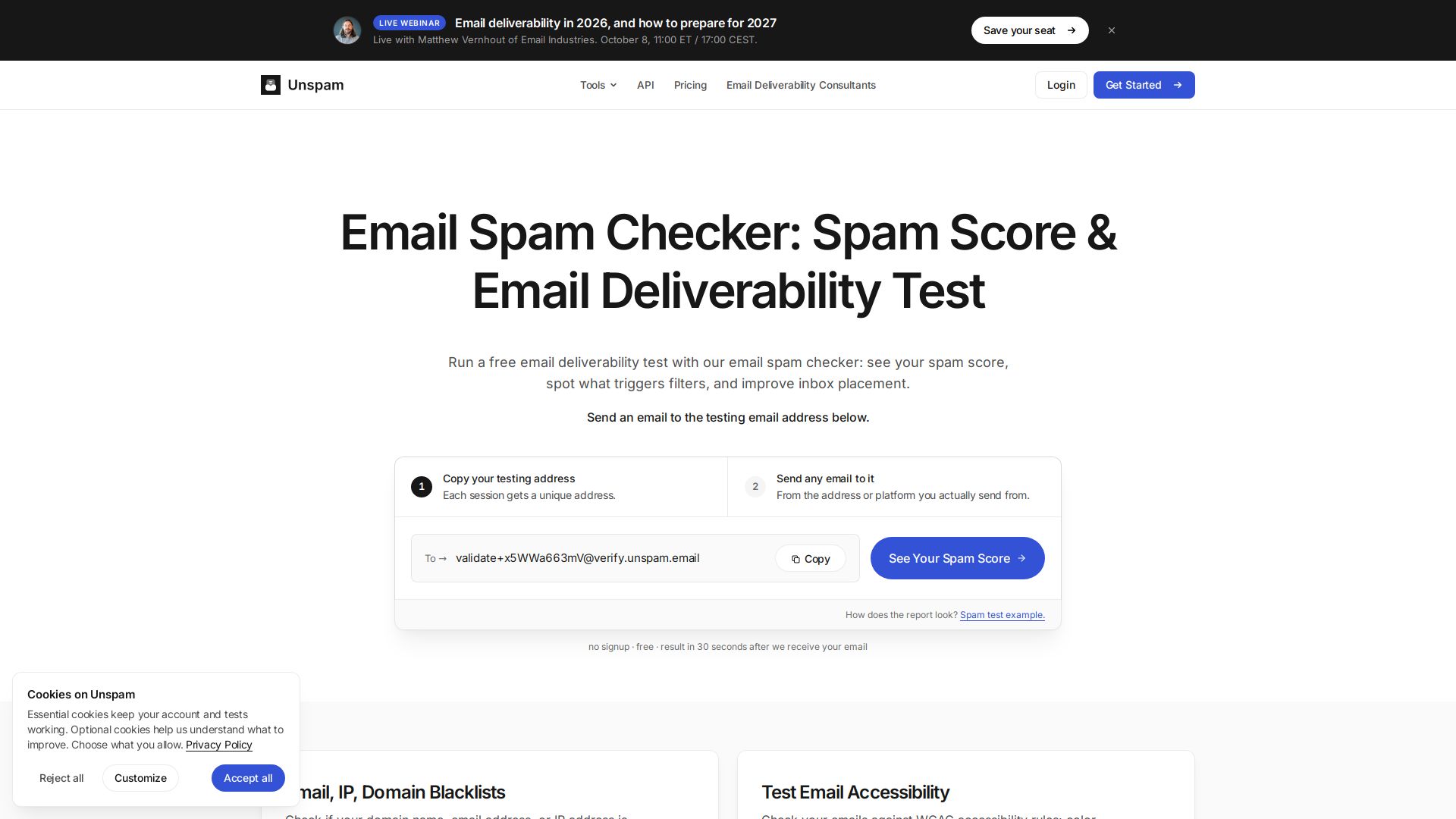 unspam.email
