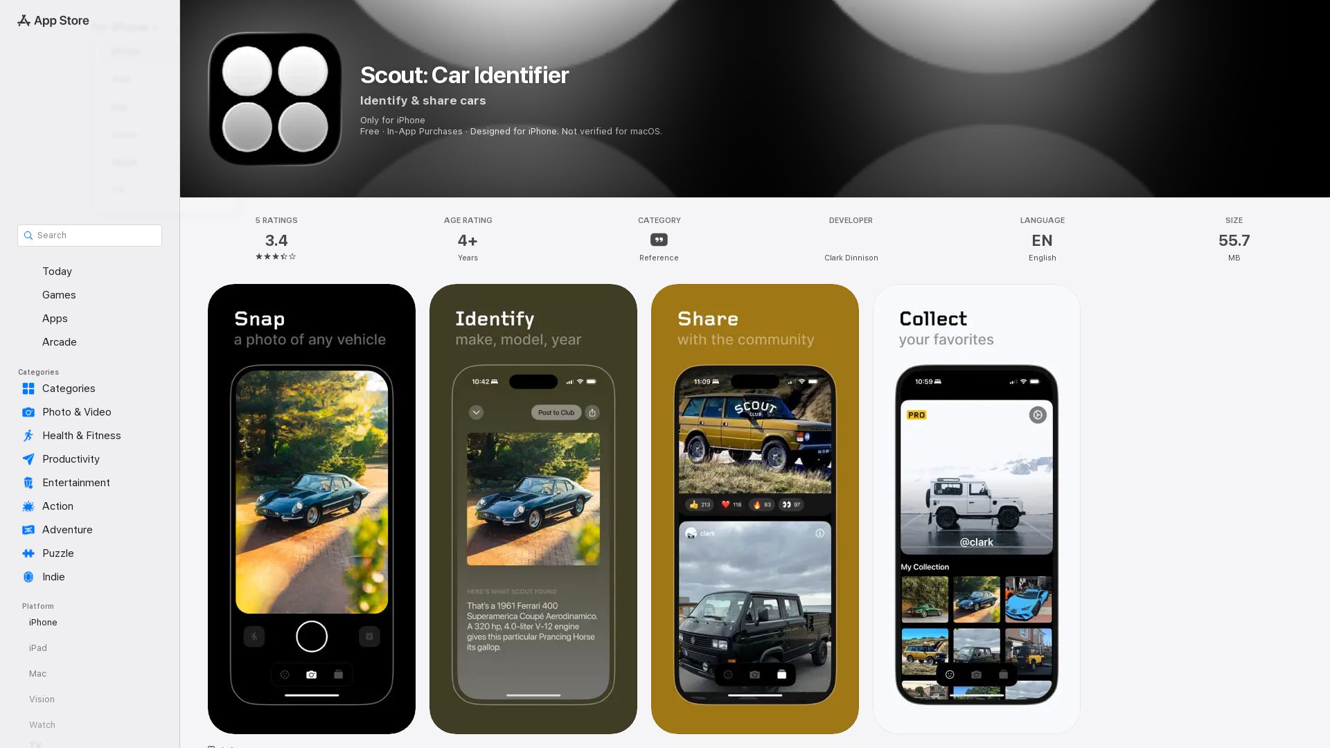 Scout: Vehicle Identifier