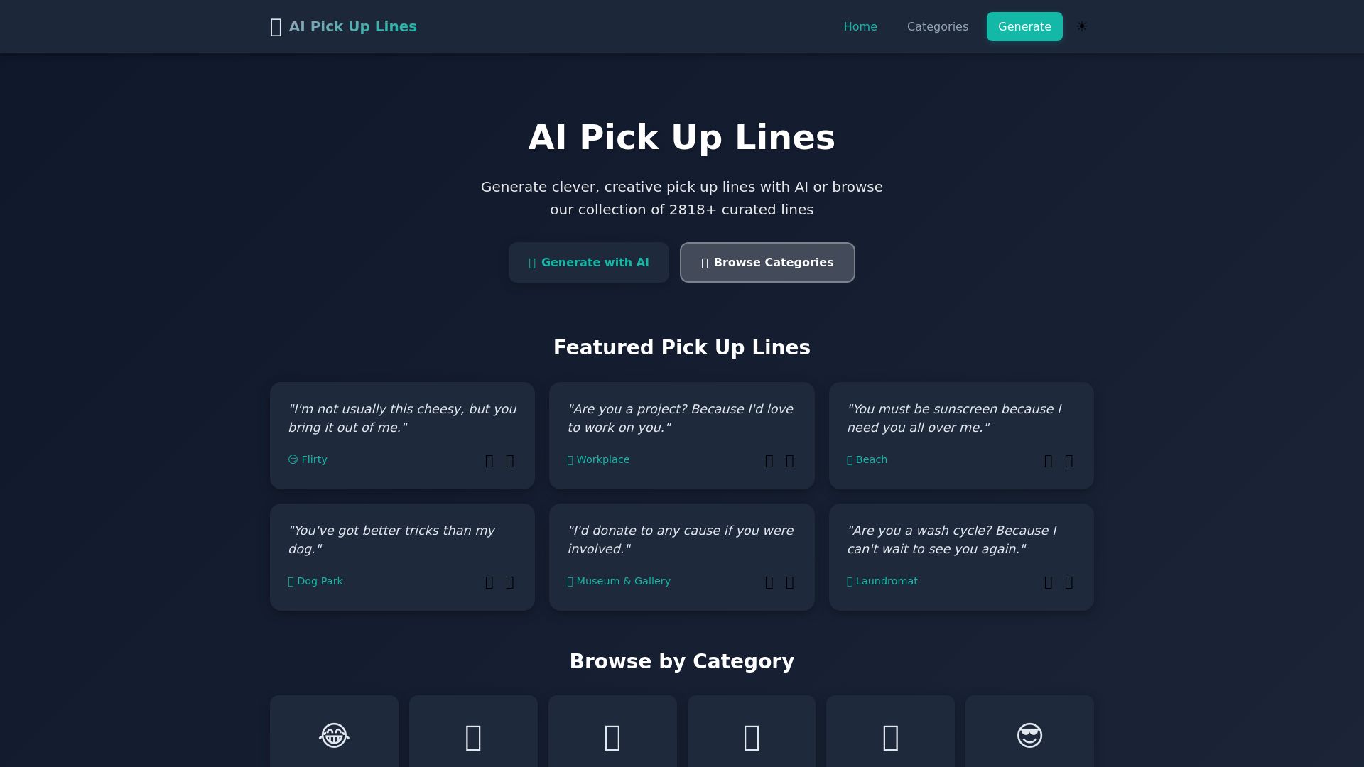 AI Pickup Lines