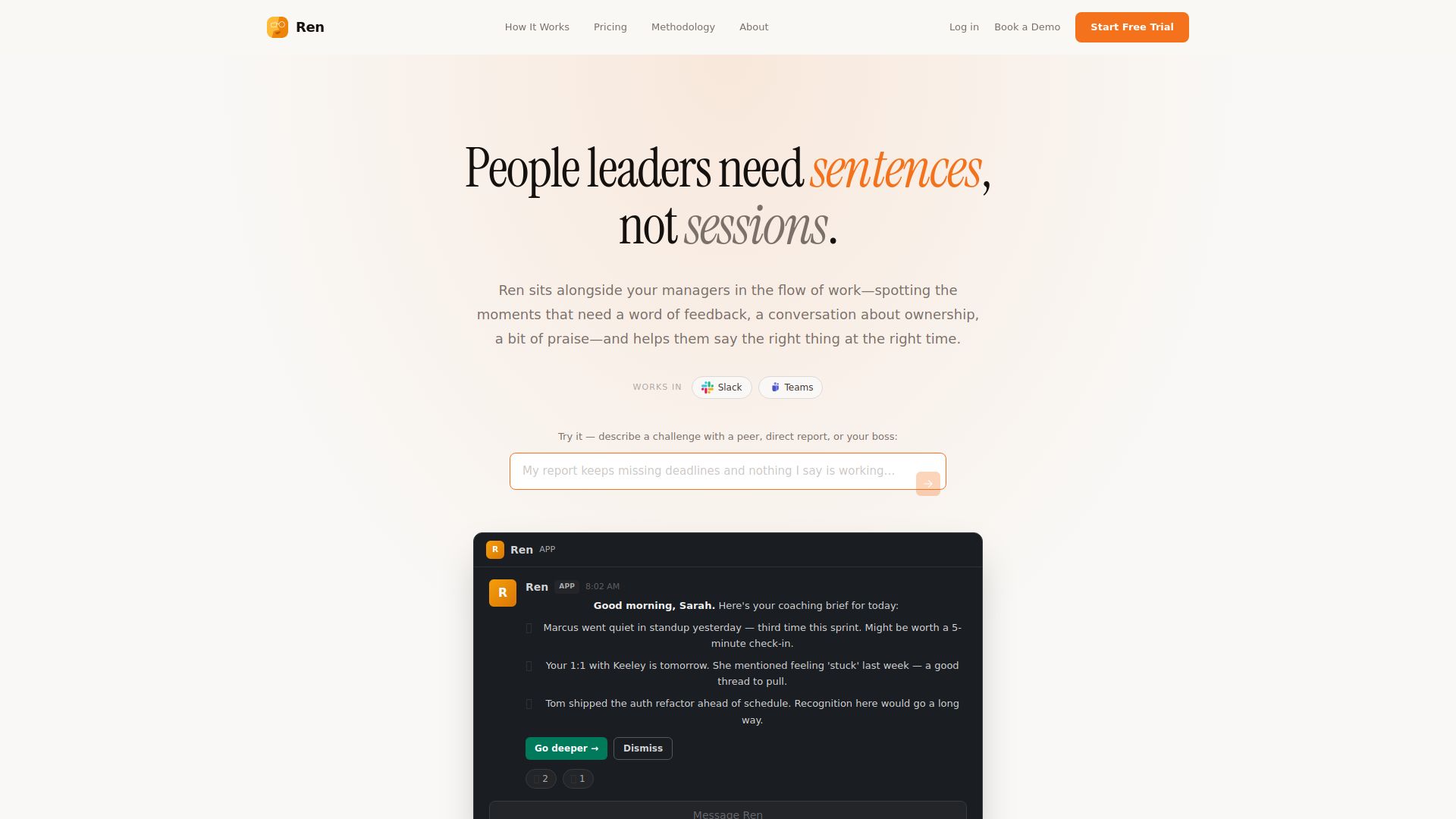 Ren | AI Leadership Coach