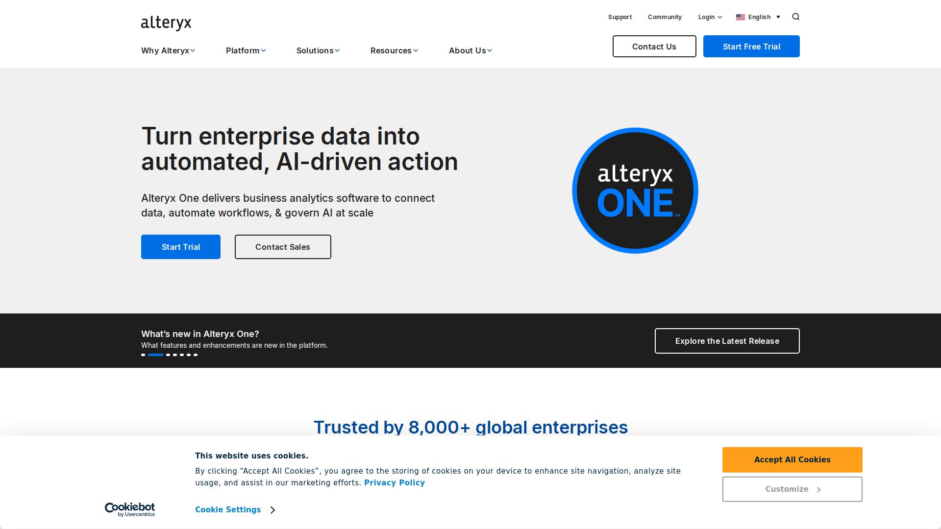 Alteryx Analytics Cloud Platform