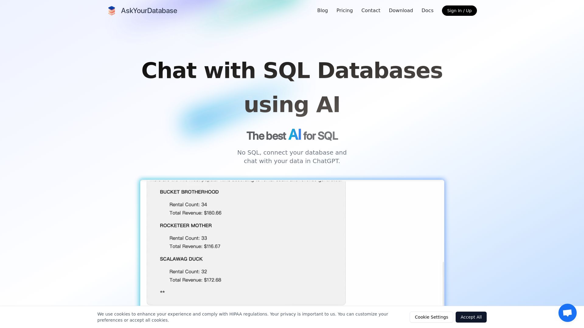 AskYourDatabase