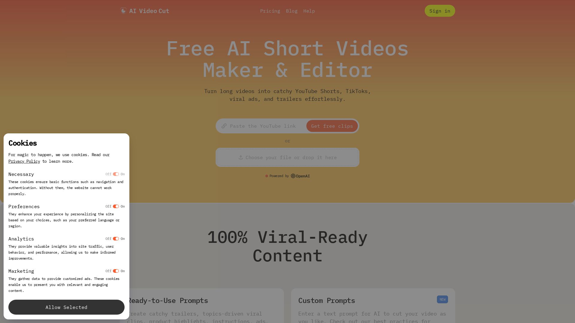 AI Video Cut