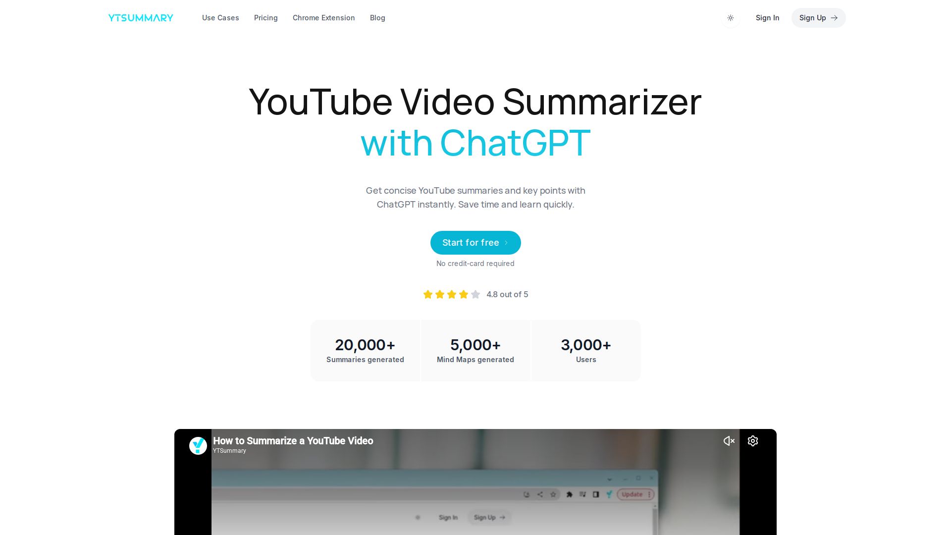 YTSUMMARY