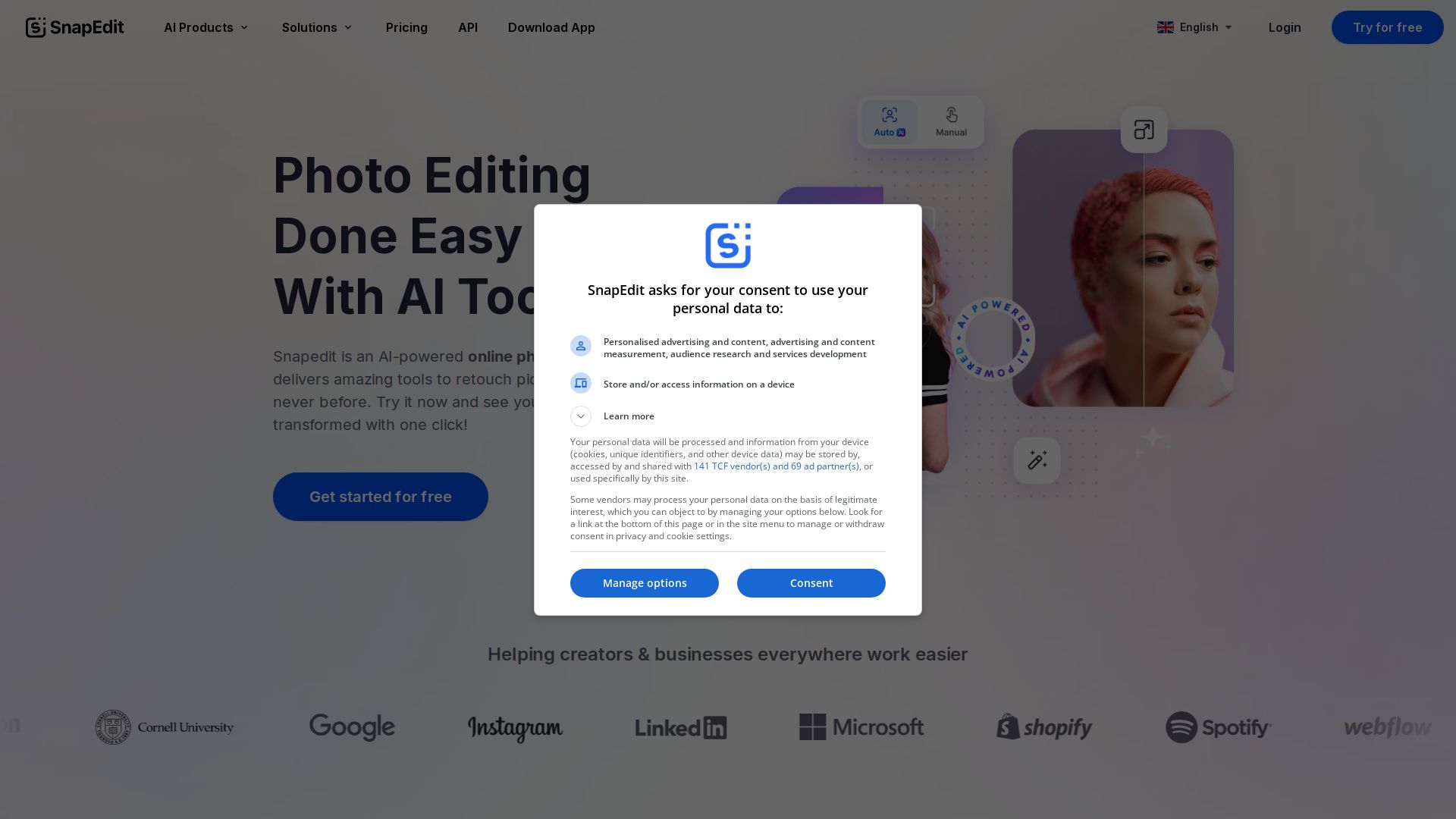 SnapEdit - All-in-one AI Photo Editor