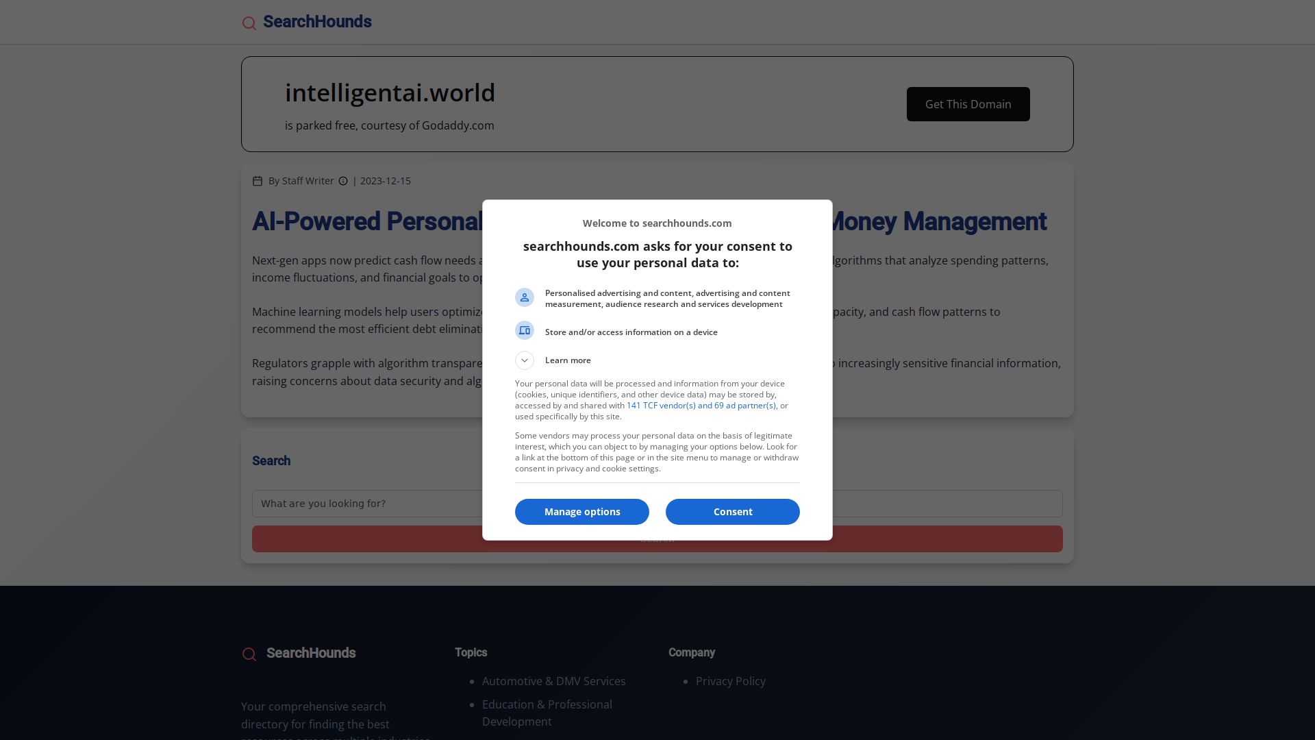 Intelligent AI World