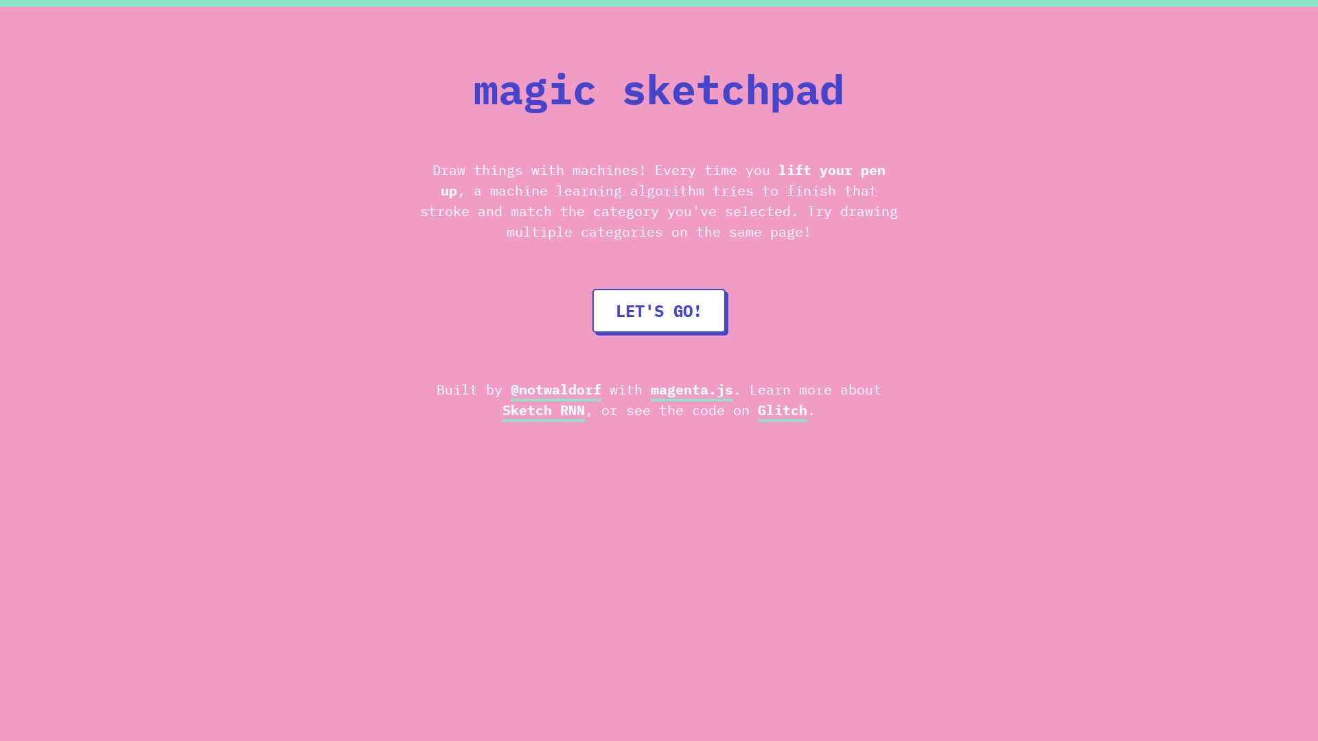 Magic Sketchpad