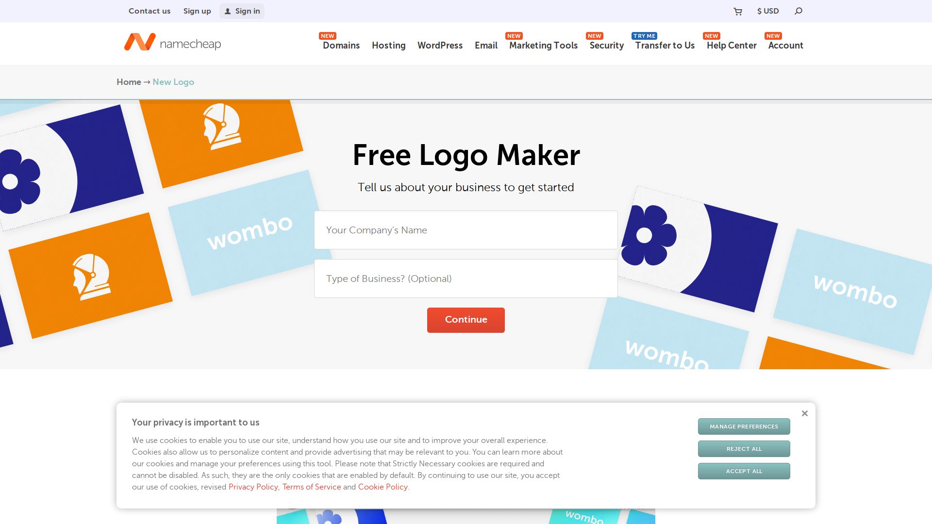 Namecheap Logo Maker