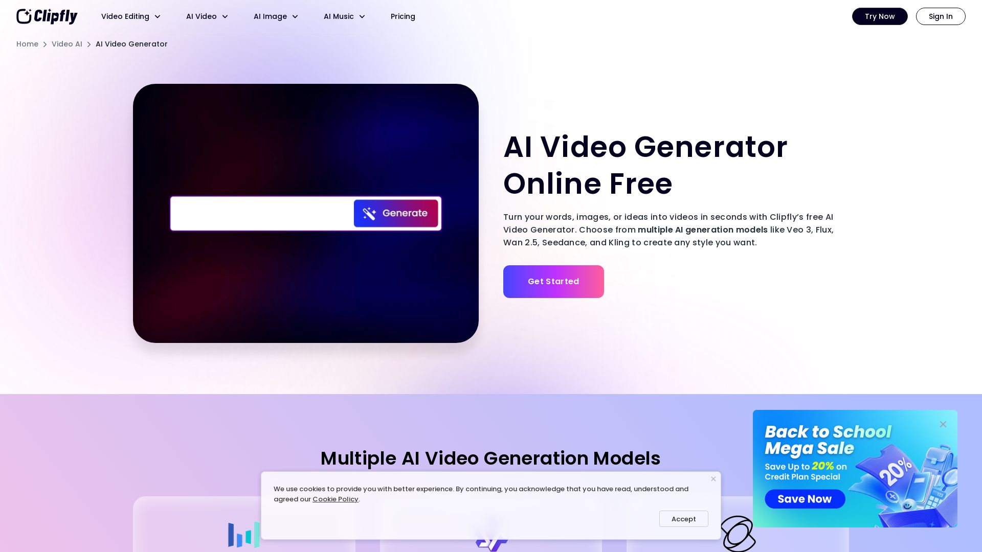 Clipfly AI Video Generator