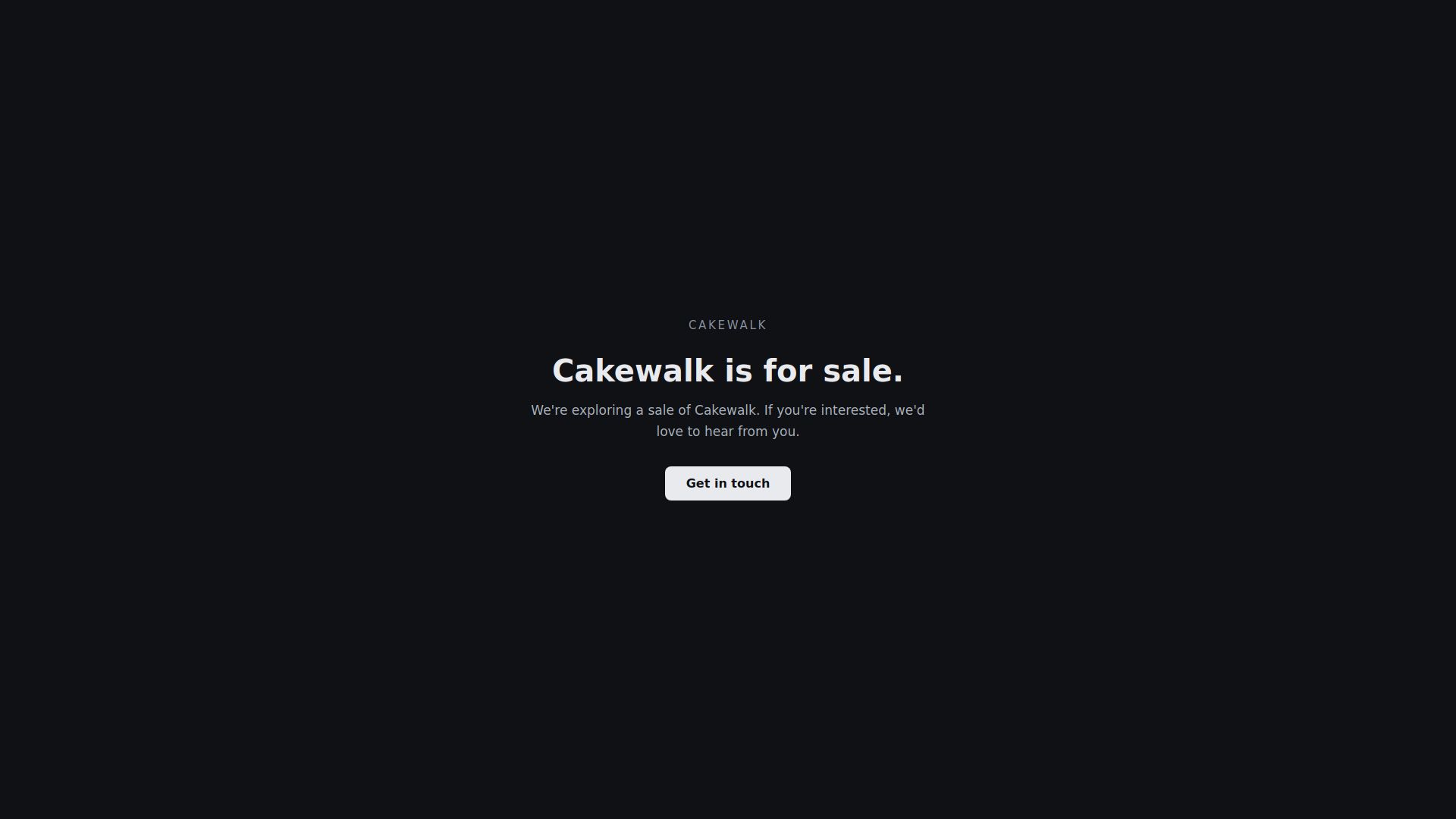 Cakewalk AI