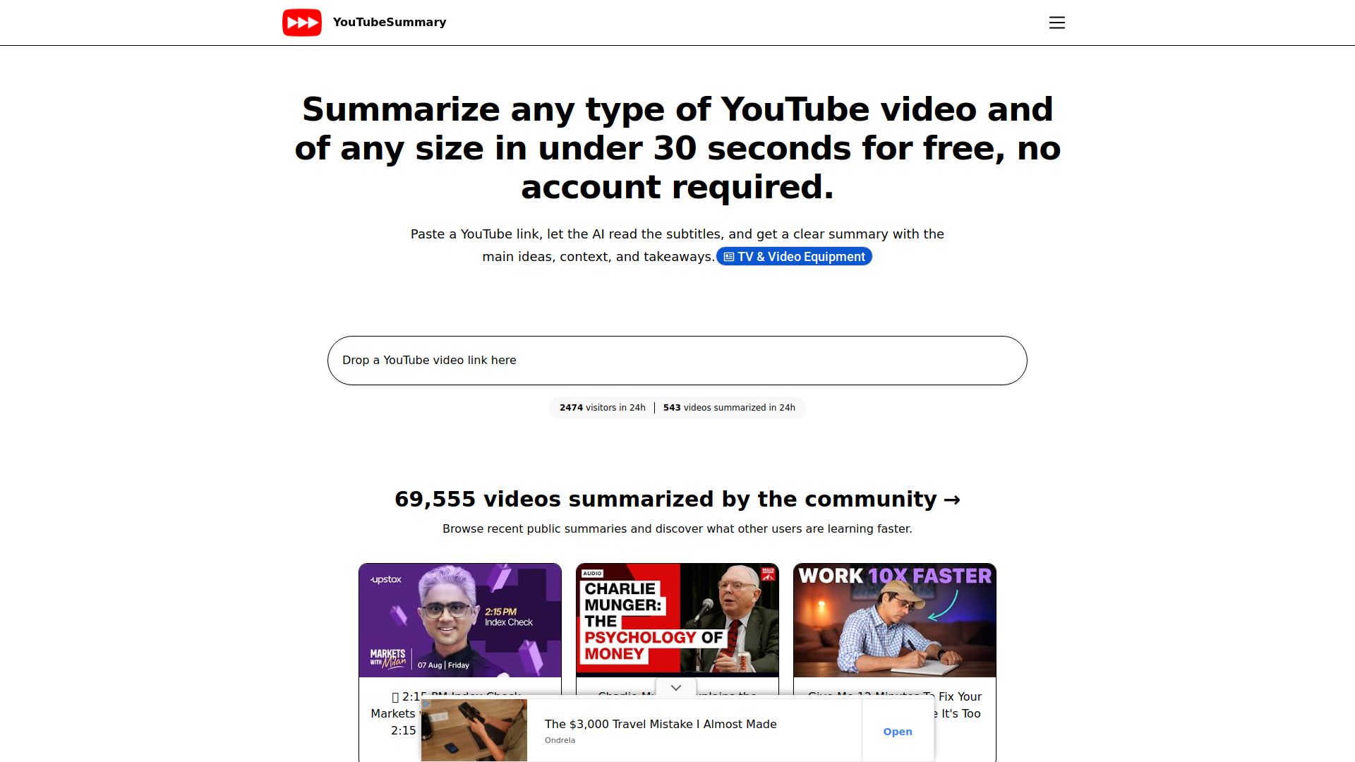 YouTube Summary